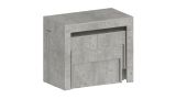 Panca Torquato, Set di 2 sedute per tavolo da pranzo, Panche allungabili, 290x25h45 cm, Cemento