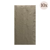Pannello Decorativo Grigio Cemento set da 10, Facile da Tagliare, Facile da Installare Texture Realistica 60x3 cm, Isolante Acustico Buona Isolazione
