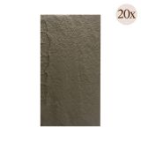 Pannello Decorativo Grigio Marrone set da 20, Facile da Tagliare, Facile da Installare Texture Realistica 60x3 cm, Isolante Acustico Buona Isolazione