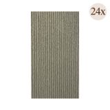 Pannello Decorativo Grigio Roccia set da 24, Facile da Tagliare, Facile da Installare Texture Realistica 60x2.5 cm, Isolante Acustico Buona Isolazione