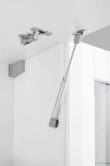 Parete Attrezzata Bianco 8 Ripiani Modulabile 260x30x180h cm, 14 Vani - Alatri