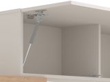 Parete Attrezzata Bianco Crema Marrone Rovere Nodi 6 Ripiani Modulabile 237.5x41.5x160.5h cm, 9 Vani - Tiana