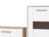 Parete Attrezzata Bianco Opaco Marrone Rovere Nodi Modulabile 8 Ripiani 299x40x192.5h cm, 10 Vani - Cimbergo