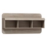 Parete Attrezzata Marrone Rovere Modulabile 20 Ripiani, un Cassetto - Kane