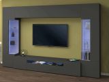 Parete attrezzata modulabile 290cm antracite - Arga