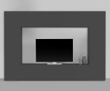 Parete soggiorno multifunzione 260cm antracite - Amel