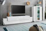 Parete soggiorno smart 280cm bianca - Maja