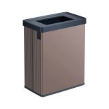 Pattumiera aperta 54 L 44x27x69h cm marrone - Longueuil