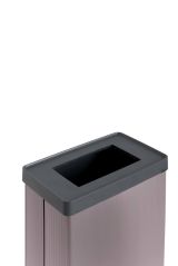Pattumiera aperta 54 L 44x27x69h cm marrone - Longueuil