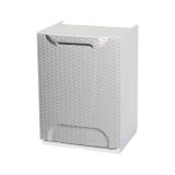 Pattumiera bassa bianco 34x47h cm - Nakri