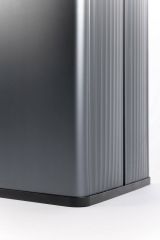 Pattumiera Denno, Cestino portarifiuti, Bidone per raccolta differenziata, Mobile per spazzatura, 44x27 h69 cm, Blu