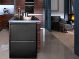 Pattumiera Nero Capacità 72 (18 per Secchio) Fissaggio a Muro Opzionale 60x25x93h cm, 4 Cestini - Anukhatun