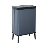 Pattumiera scandi 54 L 44x27x69h cm blu - Tofino