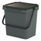 Pattumiera Verde Capacità 38 lt un Cestino 40x31x39h cm, Made in Italy - Foscas