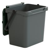 Pattumiera Verde Capacità 38 lt un Cestino 40x31x39h cm, Made in Italy - Foscas