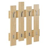 Pensile appendiabiti 64x79h cm 8 posti quercia - Astratto