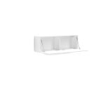 Pensile bagno 112x37h cm bianco lucido - Ostrense