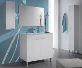 Pensile bagno modulabile 30x85h cm bianco lucido - Alcott