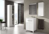 Pensile bagno modulabile 30x85h cm bianco lucido - Alcott
