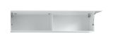 Pensile moderno 180x40h cm bianco lucido - Anette