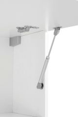 Pensile moderno 180x40h cm bianco lucido - Anette