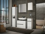 Pensile moderno 3 ante 60x70h cm bianco lucido - Algeri