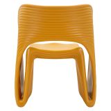 Poltrona Arancione Senape Adatto per Indoor-outdoor Braccioli 59x79x68h cm, Altezza Seduta 45 cm - Galire