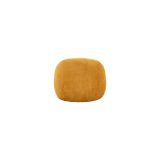 Poltrona Arancione Senape Rivestimento in Tessuto Bouclè Braccioli 80x56x83h cm, Materiale Struttura in Tessuto - Nubra
