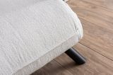 Poltrona Bianco Reclinabile Braccioli 60x78x78h cm, Peso Supportato 100 kg - Keoni