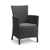 Poltrona da esterno Steinbach, 62x60 h89 cm, Antracite