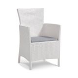 Poltrona da esterno Steinbach, 62x60 h89 cm, Bianco