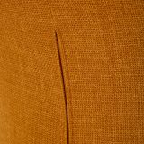 Poltrona Giallo Senape Nero Base Girevole Braccioli 84x66x80h cm, Materiale Struttura in Metallo - Toamas