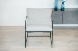 Poltrona Grigio set da 2 Braccioli 61x67x75h cm, Peso Supportato 120 kg - Appare