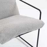 Poltrona Grigio set da 2 Braccioli 61x67x75h cm, Peso Supportato 120 kg - Appare