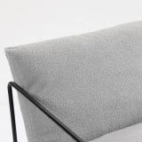 Poltrona Grigio set da 2 Braccioli 61x67x75h cm, Peso Supportato 120 kg - Appare