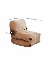 Poltrona in poliestere marrone - Surigae