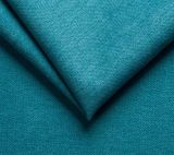 Poltrona in tessuto con braccioli azzurra - Dromondin