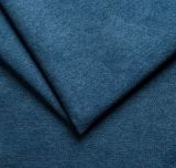 Poltrona in tessuto con braccioli blu - Dromondin