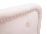 Poltrona in tessuto con braccioli rosa - Prampolini