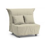 Poltrona in tessuto sfoderabile beige - Andreou
