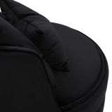 Poltrona Nero oro con Cuscini Materiale Struttura in Legno Nobilitato 84x84x72h cm, Materiale Struttura in Tessuto - Palang