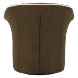 Poltrona Verde Bianco Base Girevole Braccioli 84x66x80h cm, Materiale Struttura in Metallo - Toamas