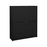 Porta scarpe 2 ante nera 70x85h cm - Larry