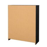 Porta scarpe 2 ante nera 70x85h cm - Larry