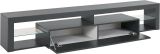 Porta TV antracite 200x40x35h cm in legno - Meti