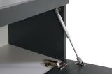 Porta TV antracite 220x40x35h cm 3 ante - Annett