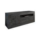 Porta TV ardesia 138x42x56h cm 3 ante - Iole