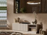 Porta TV beige 150x40x48h cm 2 ante - Finita