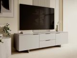 Porta TV beige 180x41x55h cm 2 ante e 2 cassetti - Cislago