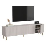 Porta TV beige 200x42x52h cm 4 ante - Varenna
